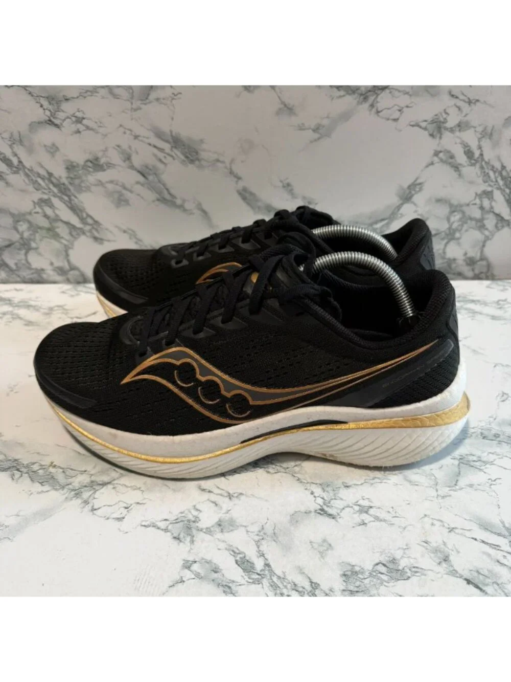 Saucony Men 10.5W Endorphin Speed 3 Shoe Running Sneaker Black Activewear Gym